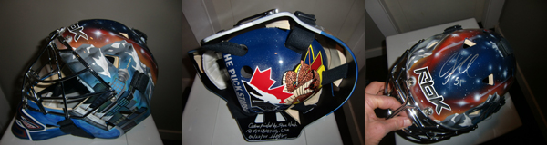 Corey Schneider Goalie Mask 2