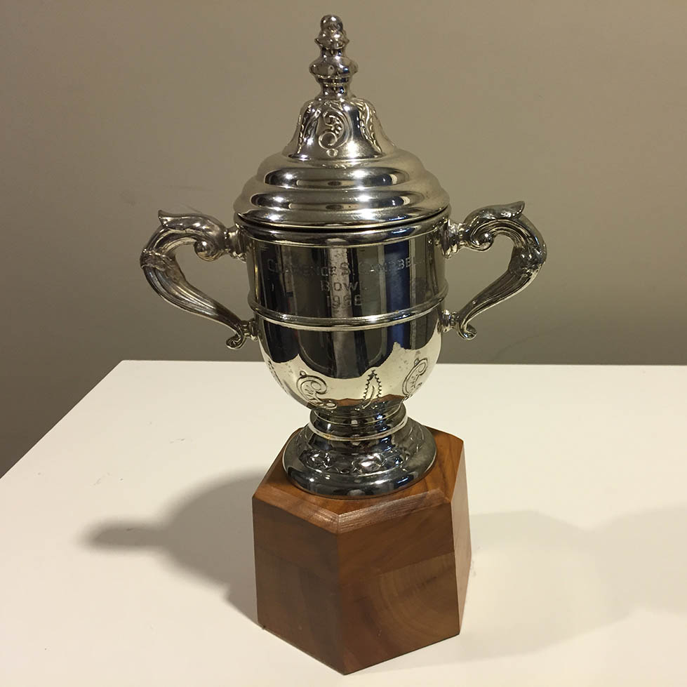 Clarence Campbell Conference Trophy Full View