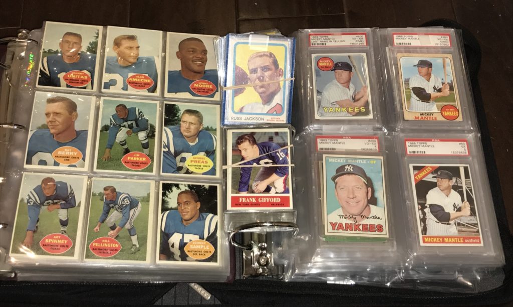 Mickey Mantle Baseball Card Collection