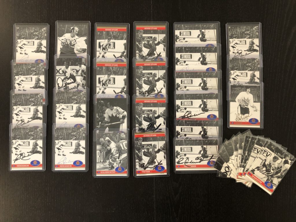 1972 Summit Series Autograph Cards