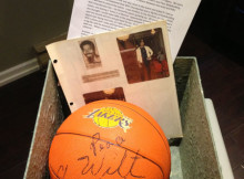 Wilt Chamberlain Signed Basketball