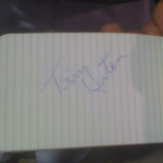 Tim Horton Autograph