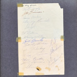 1950-51 Toronto Maple Leafs Stanley Cup Champions Autographs