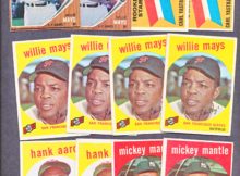 Large Vintage Topps Baseball Collection