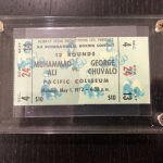 Muhammad Ali vs George Chuvalo Ticket Stub May 1972