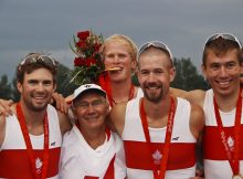 Kevin Light with Canadian Olympic Rowing Team