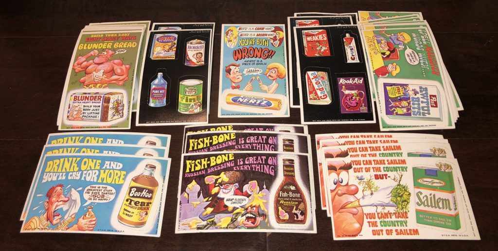 1969 Wacky Packages Wacky Ads