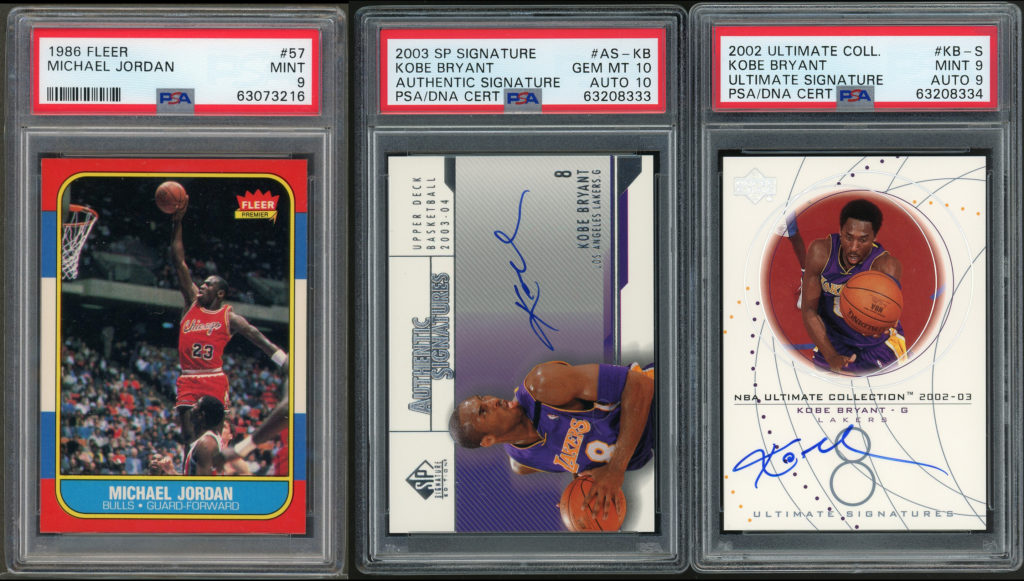 Michael Jordan RC Kobe Bryant Auto