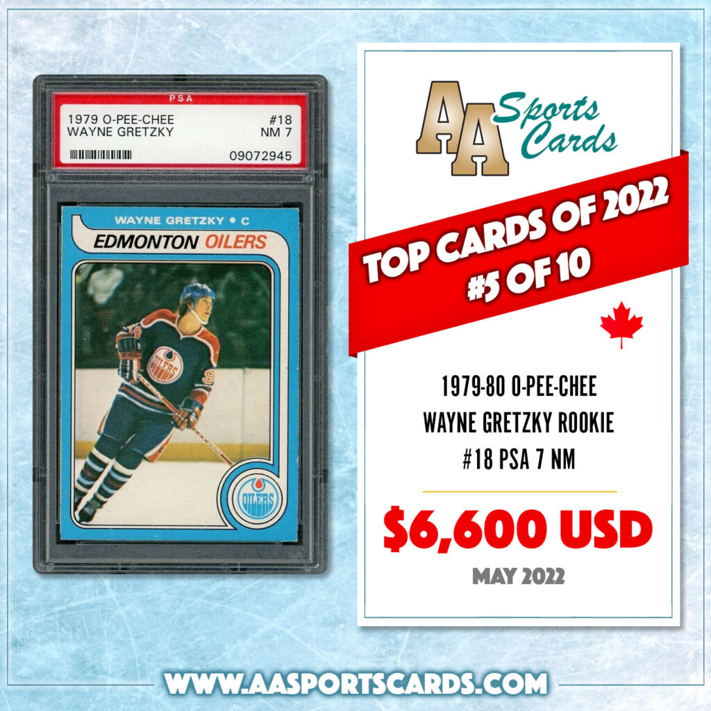 1979-80 Wayne Gretzky RC PSA 7