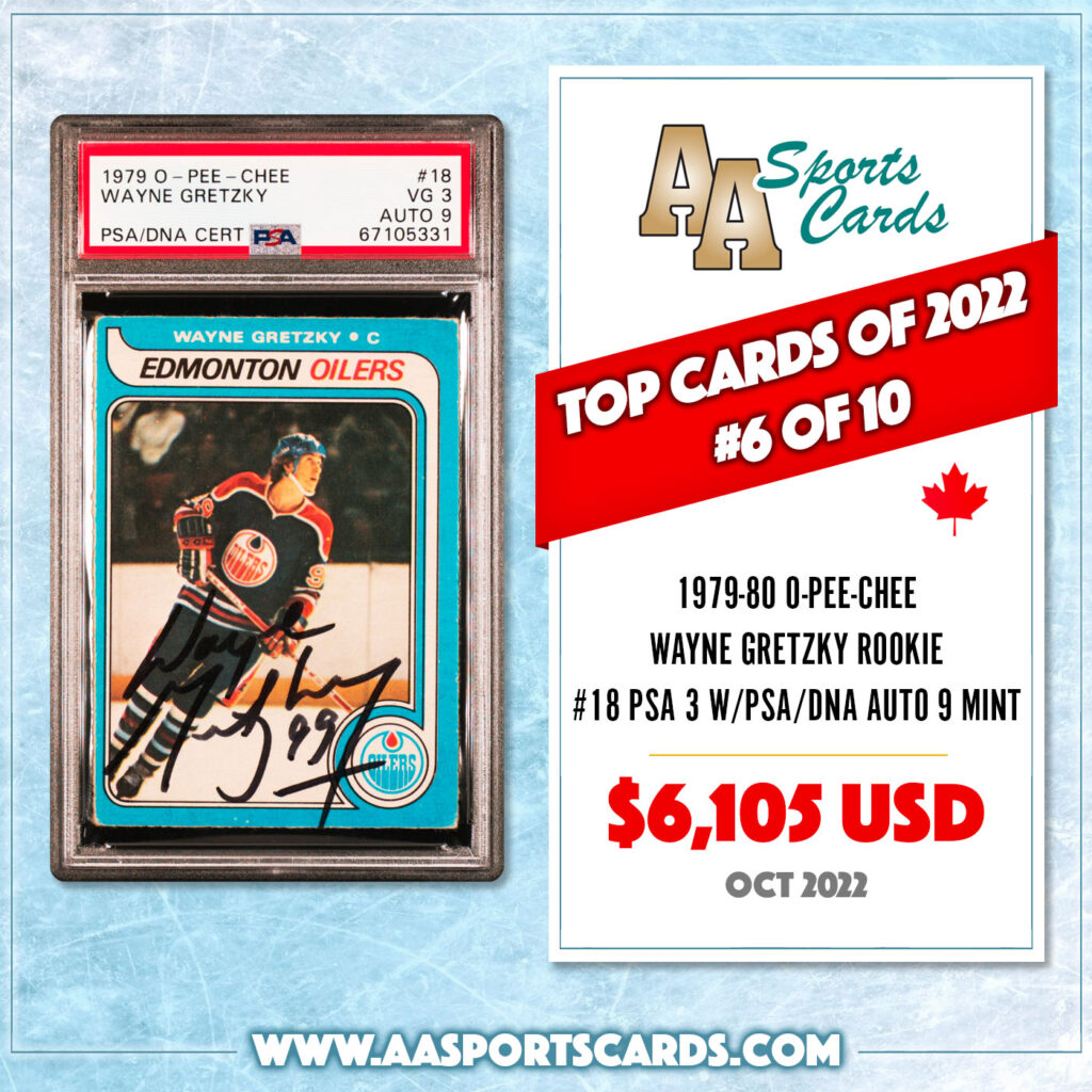 1979-80 Wayne Gretzky RC PSA 3 VG with PSA 9 AUto